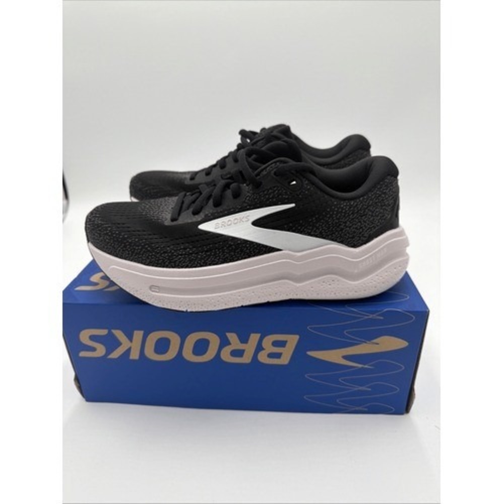 Brooks Women's Ghost Max 2 Running Shoes Black White Orchid Ice Size 7.5 NWB - Picture 4 of 10